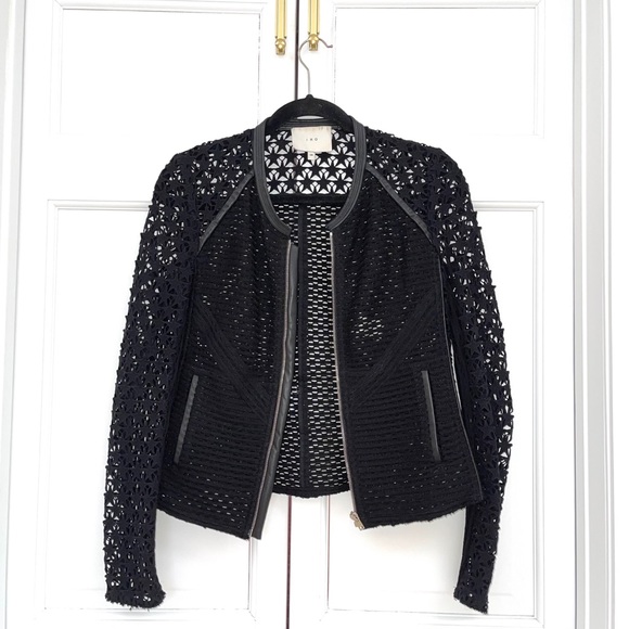 Iro Black Lewison Cutout Star Jacket - Picture 7 of 16